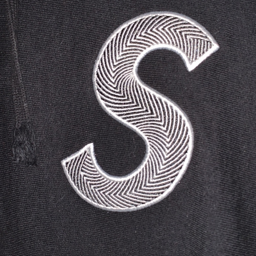 Supreme S Logo Hooded Sweatshirt (FW18) Black
